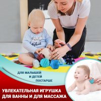 Тактильный мячик-сортер Капитошка