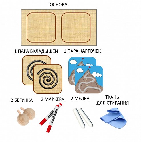 Межполушарный лабиринт 3 в 1. Базовый набор
